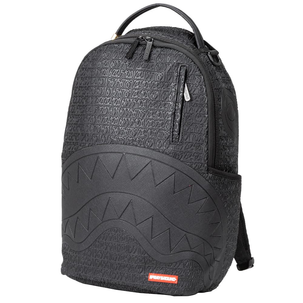 Рюкзак SPRAYGROUND ПВХ (поливинилхлорид) Рюкзак Стандартный (Standard) Унисекс Черный - изображение 4