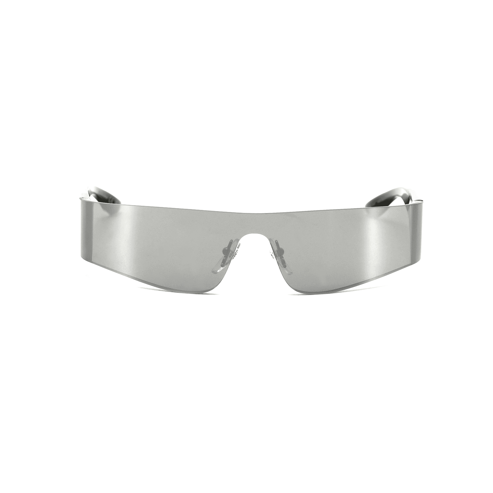 Солнцезащитные очки Balenciaga Mono Silver - изображение 2
