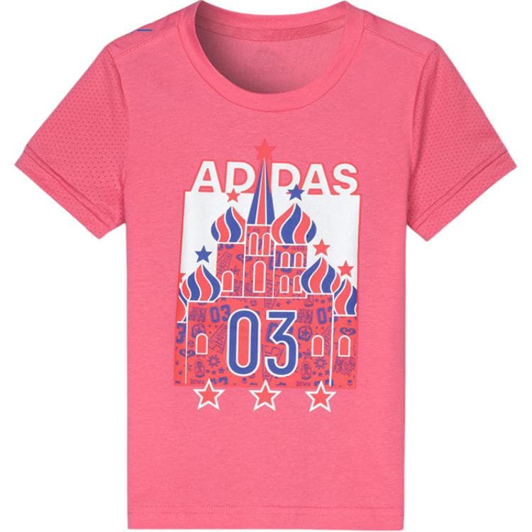 Детский комплект Adidas с юбкой возраст 3-7 лет розовый - изображение 2