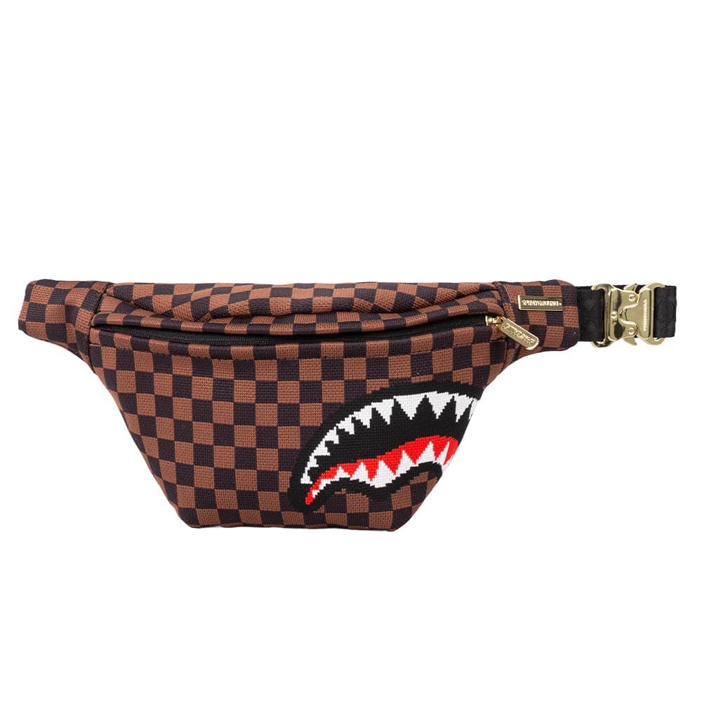 Поясная сумка SPRAYGROUND Полиэфирное волокно Поясная сумка (бандана) Обычный (стандартный) Унисекс Коричневый - изображение 1