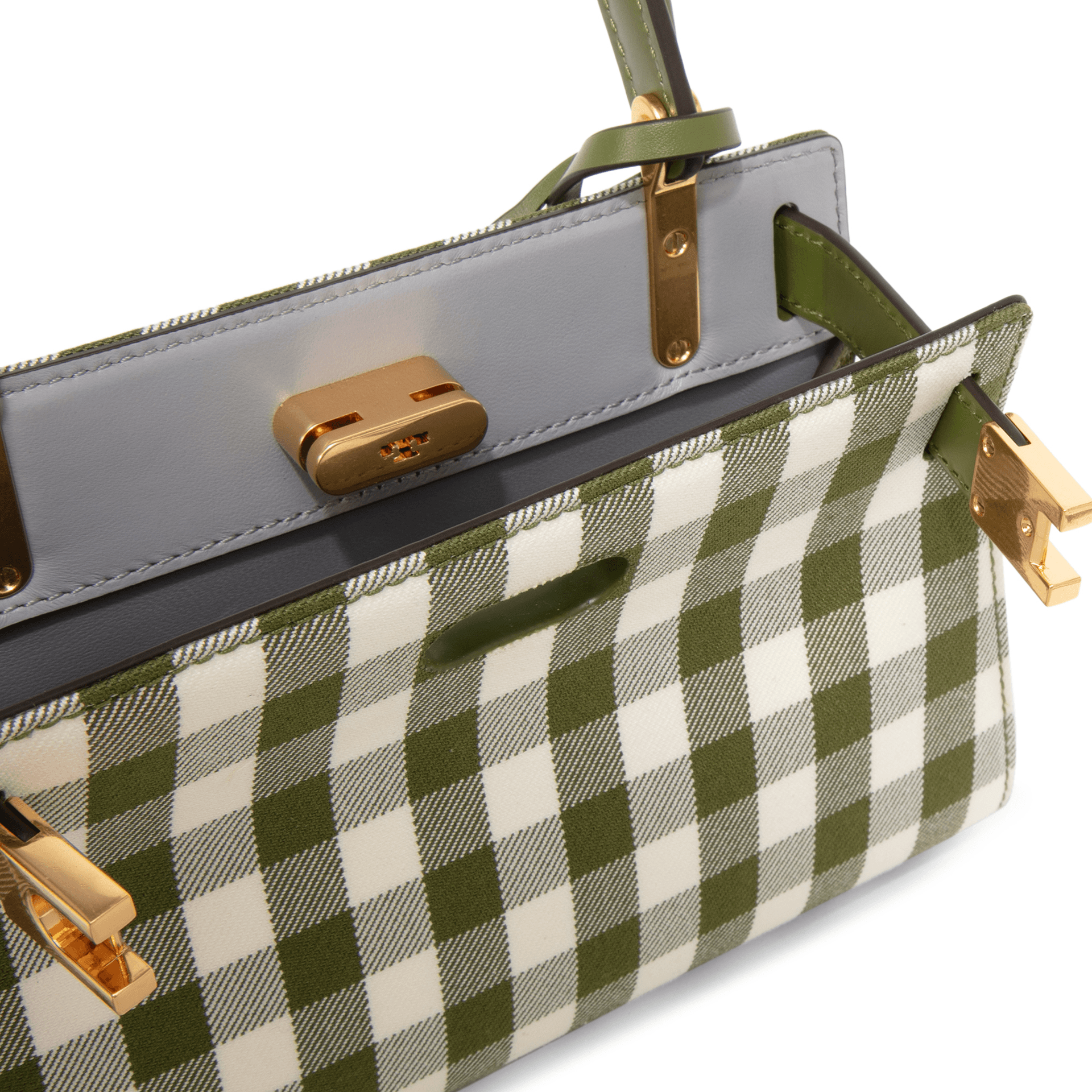 Сумка Tory Burch Lee Radziwill Olive White - изображение 4