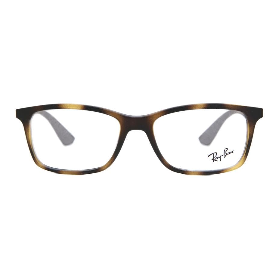 Оправа RayBan Пластиковые прямоугольные оправы для очков унисекс с узором "черепаха" - изображение 2