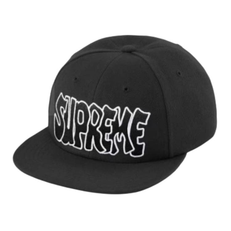 Кепка Supreme Шерстяные Смесь Кепки Унисекс Черные - изображение 1