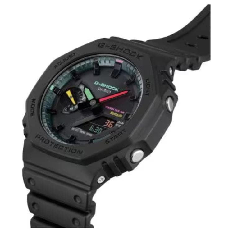 Часы CASIO 2100 Collection 200м Водонепроницаемый Солнечный Кварцевый Механизм Смола Шнуровка Часы Мужские Часы - изображение 5