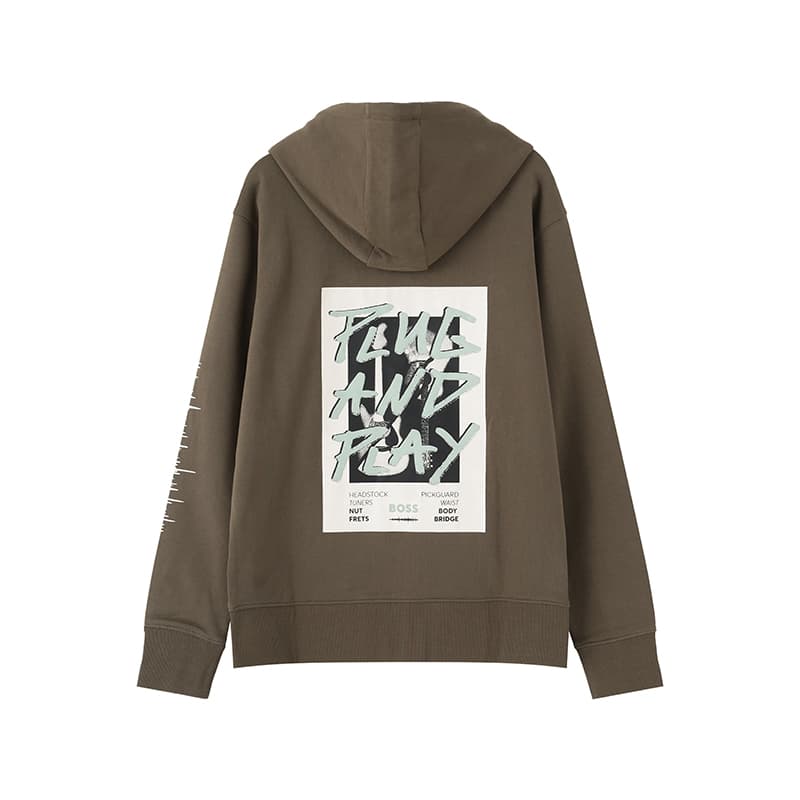 Куртка HUGO BOSS Куртки и Пальто Мужские Зеленый Коричневый - изображение 2
