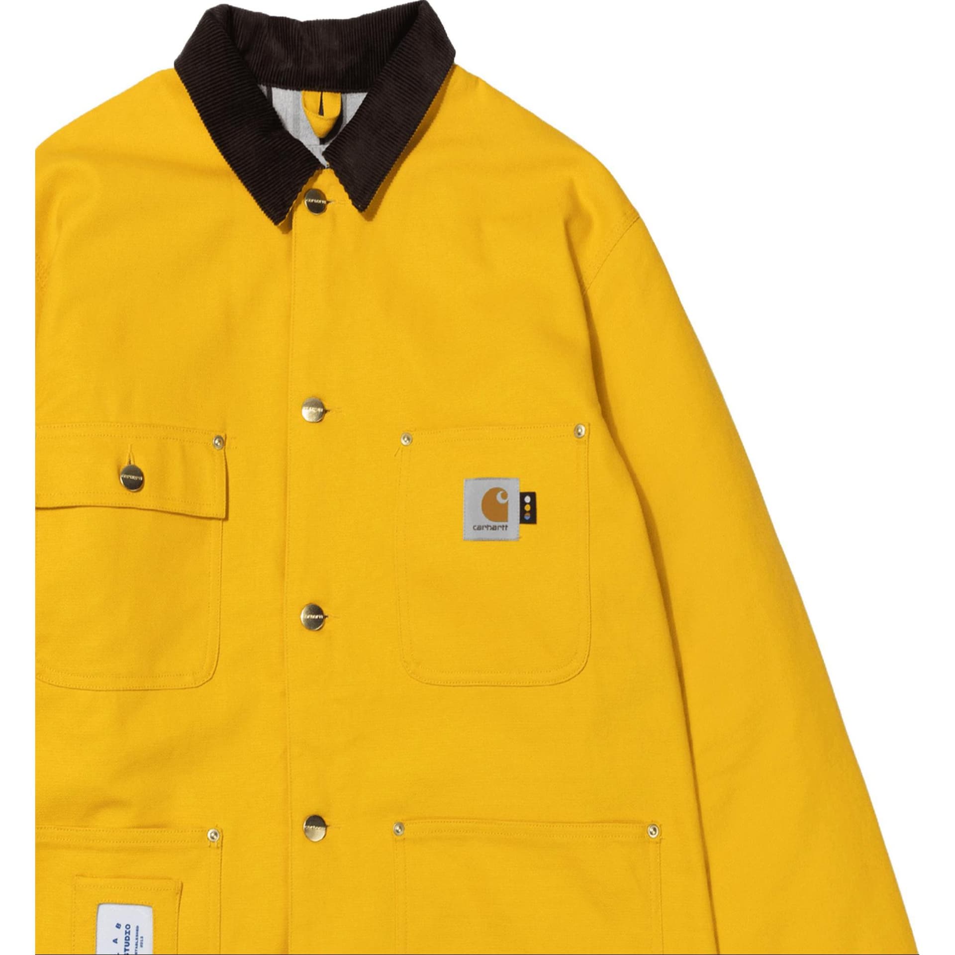 Куртка Carhartt WIP x IAB Studios IAB OG Chore Coat Yellow - изображение 3