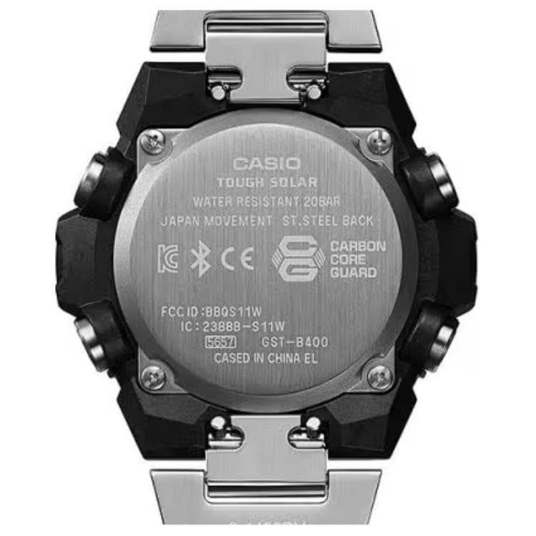 Часы CASIO GST B 400 Коллекция Стальной Сердце Четвертое поколение 200 м Водонепроницаемый Солнечный Кварцевый Механизм - изображение 5
