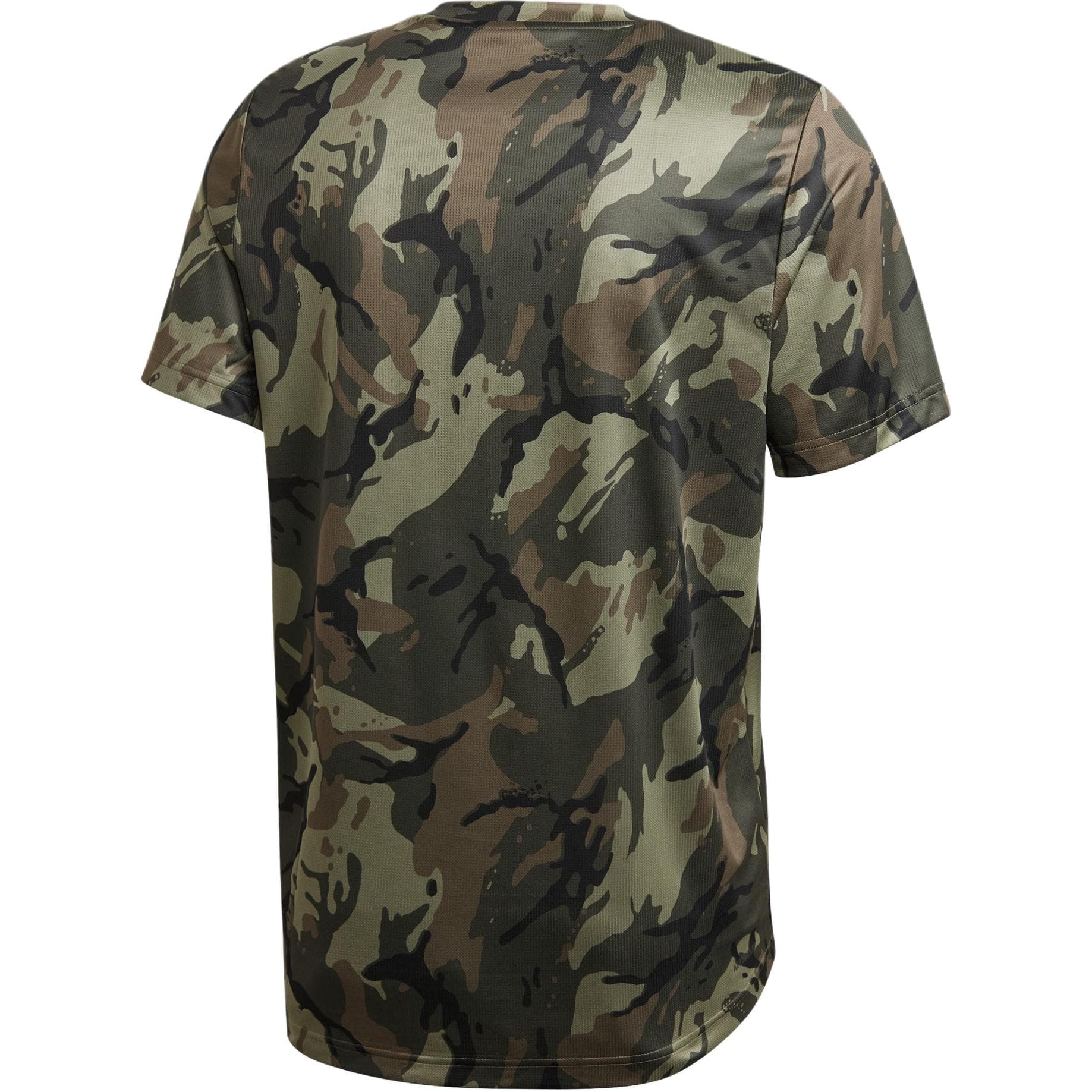 Футболка Adidas T-Shirt Мужская Зеленая Черная - изображение 2