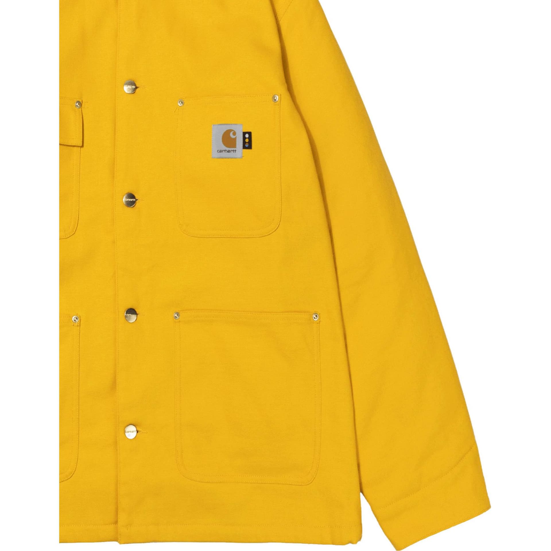 Куртка Carhartt WIP x IAB Studios IAB OG Chore Coat Yellow - изображение 4