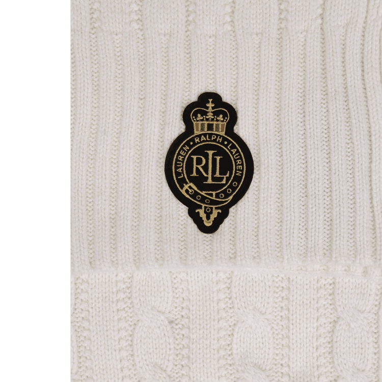 Шарф Шарфы из шерсти Polo Ralph Lauren женские белые - изображение 2
