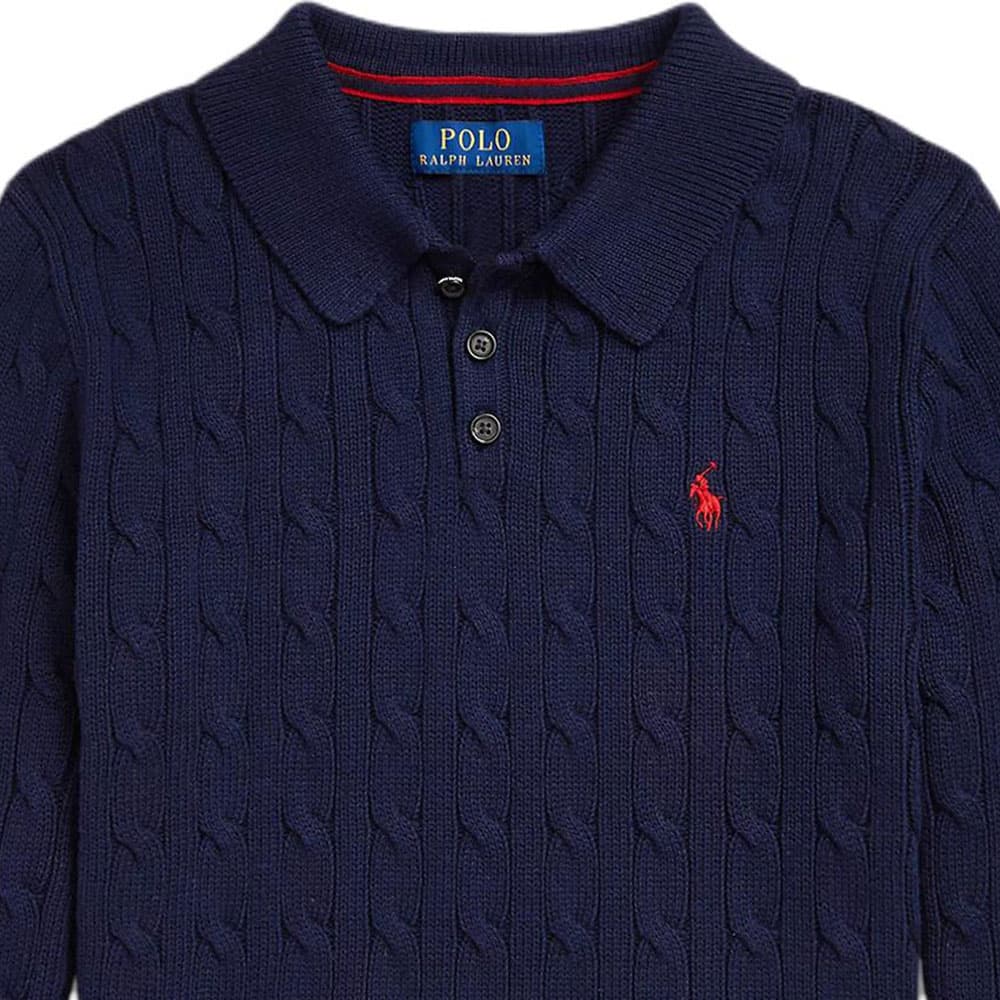 Polo Ralph Lauren Трикотаж FW24 Классическая версия Синий Подростки - изображение 4