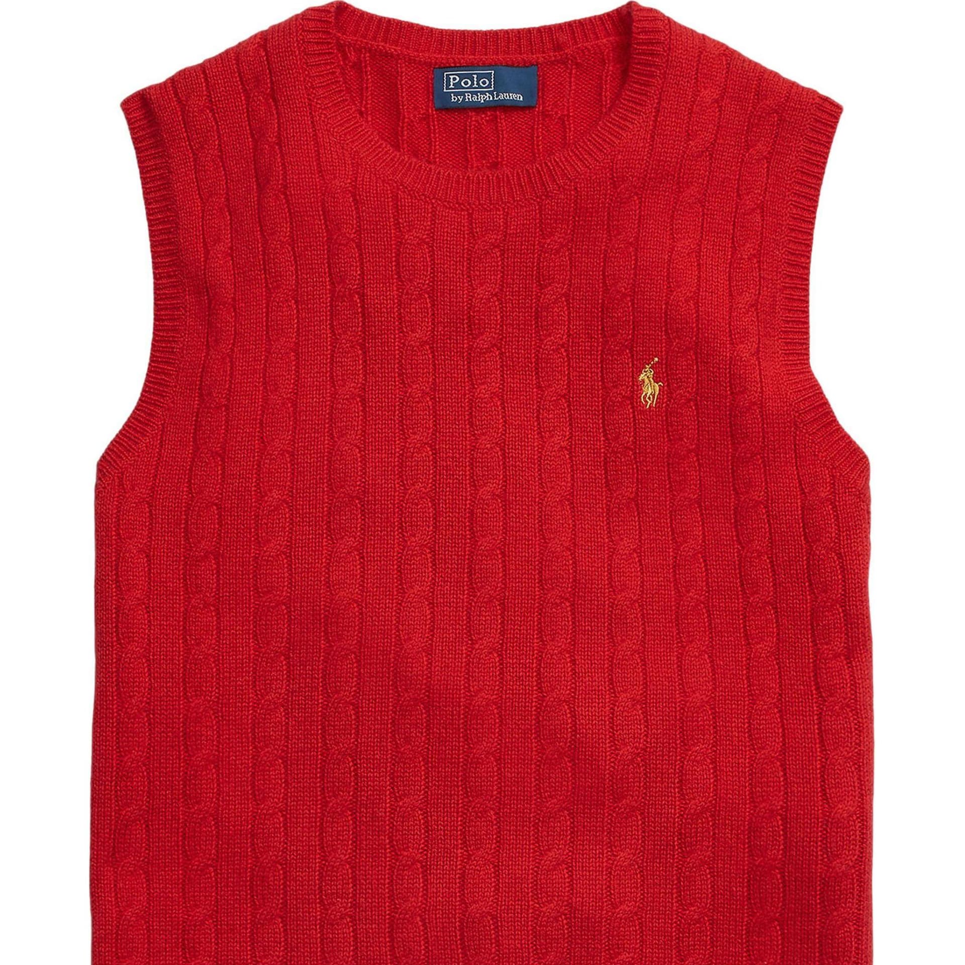 Polo Ralph Lauren Плюш с кольцевым рисунком Свитер Облегающий Женские Красный - изображение 2