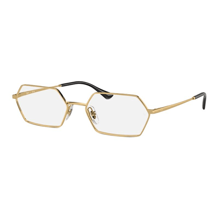 Оправа RayBan Металлические оправы для очков с фигурным дизайном унисекс золото - изображение 1