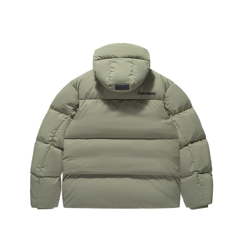 Зимняя куртка FILA FUSION QRFUSION Life Пуховик Мужской Темно-умбровый Хаки - изображение 2