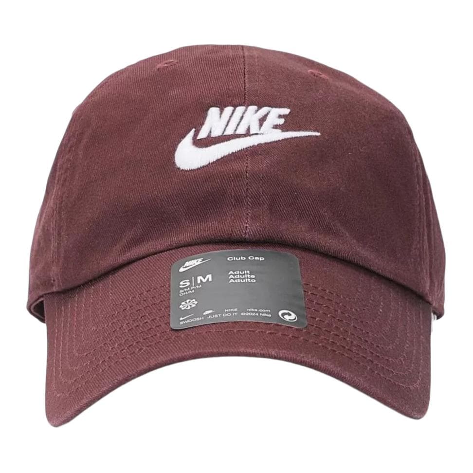 Кепка Nike Хлопковые кепки унисекс яркие бордово-красный белый - изображение 2