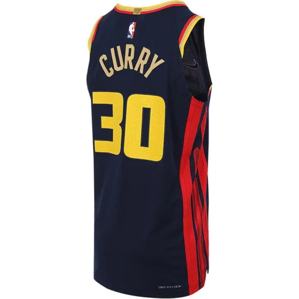 Баскетбольная майка Nike x NBA GSW DFADV ATH JSY CE 24 30 Navy - изображение 2