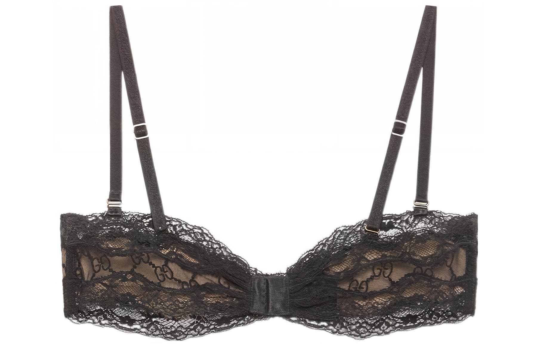 Бюстгальтер GUCCI Aria SS22 Black Lace Bra - изображение 2