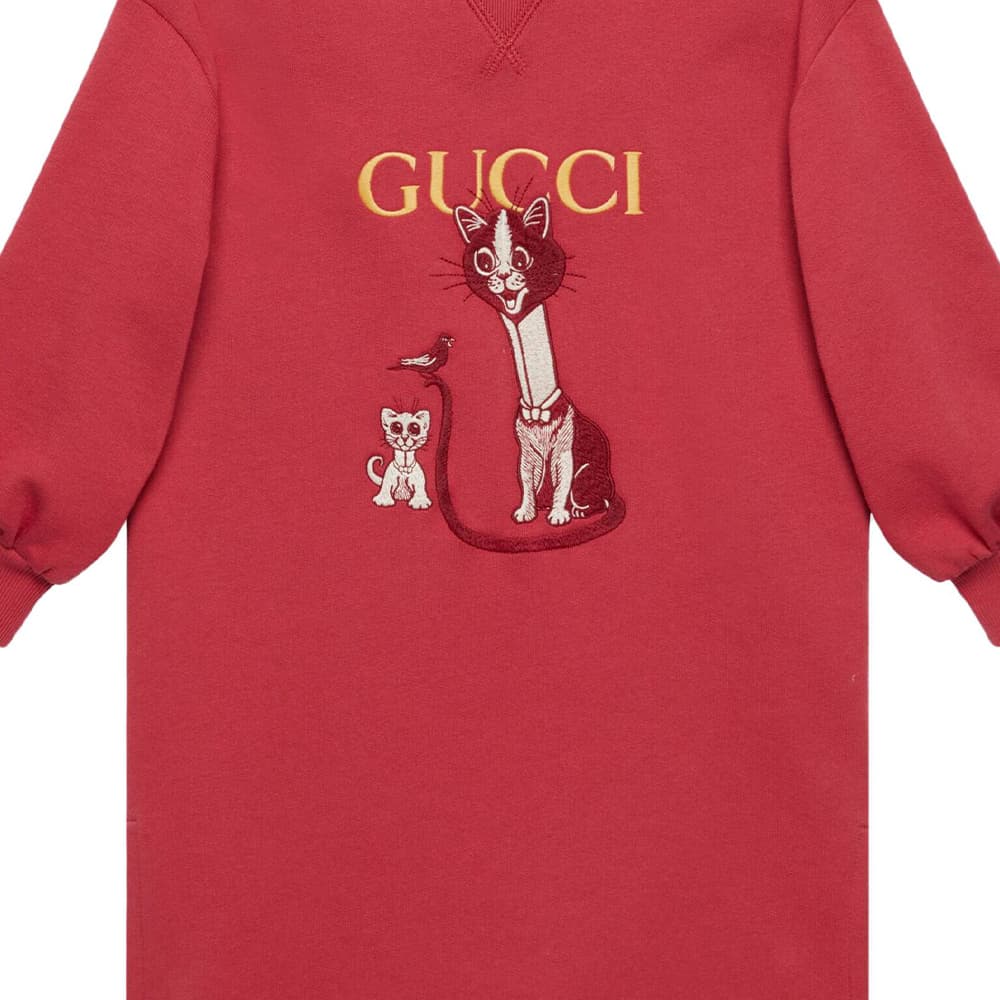 Gucci красные Kids платья - изображение 4