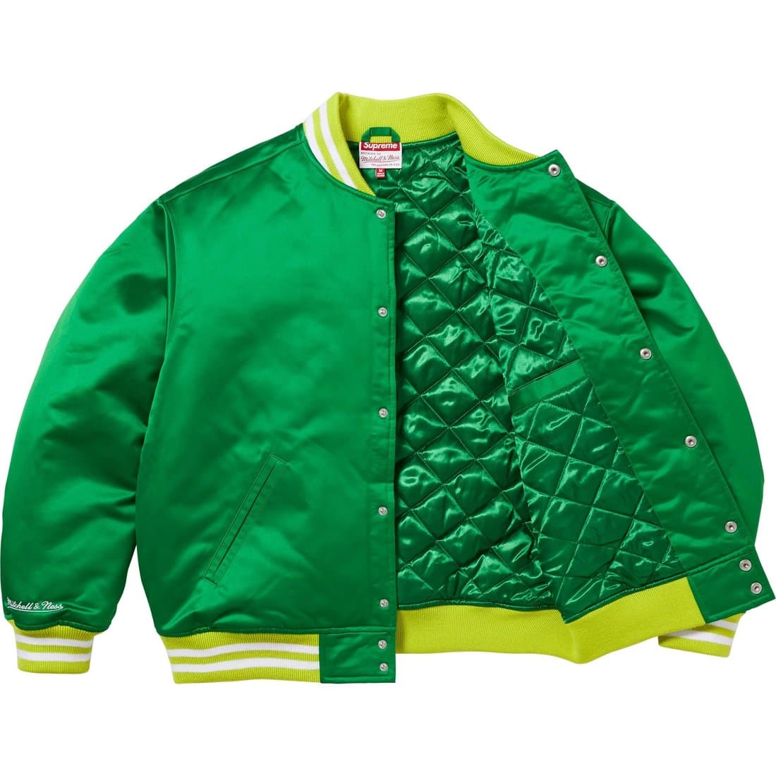Куртка Supreme X MITCHELL NESS FW24 Куртка Унисекс - изображение 3