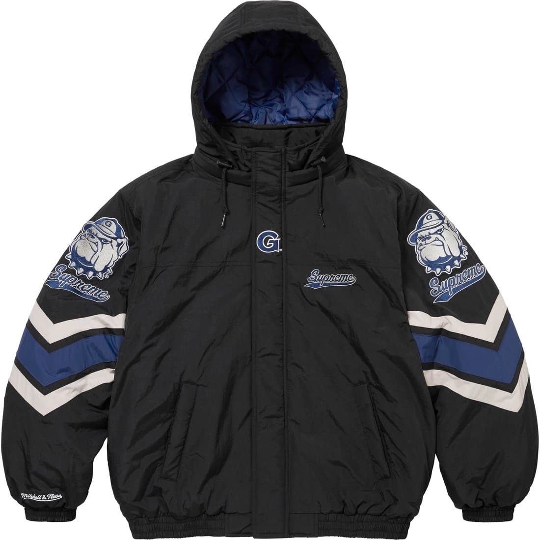 Куртка Коллаборация Supreme Mitchell Ness Куртка Унисекс - изображение 2