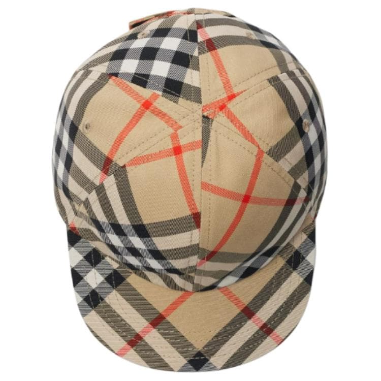 Кепка Burberry Бейсболка В Клетку A Baseball Cap Made In Italy From Burberry Check Twill - изображение 2
