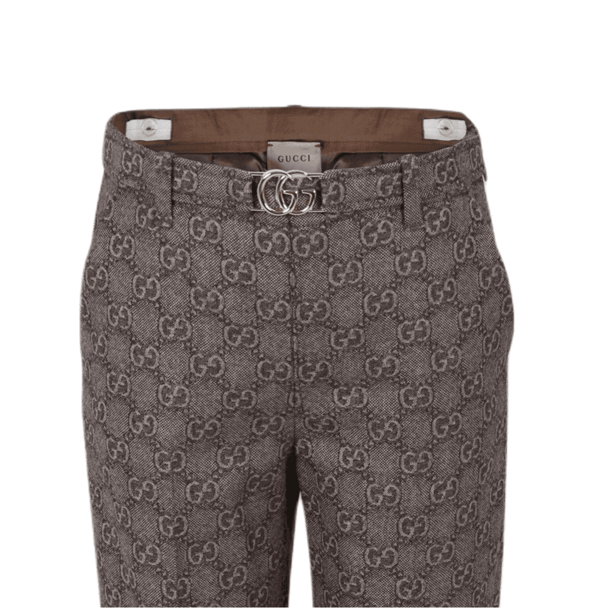 GUCCI Коричневые Kids Брюки - изображение 3
