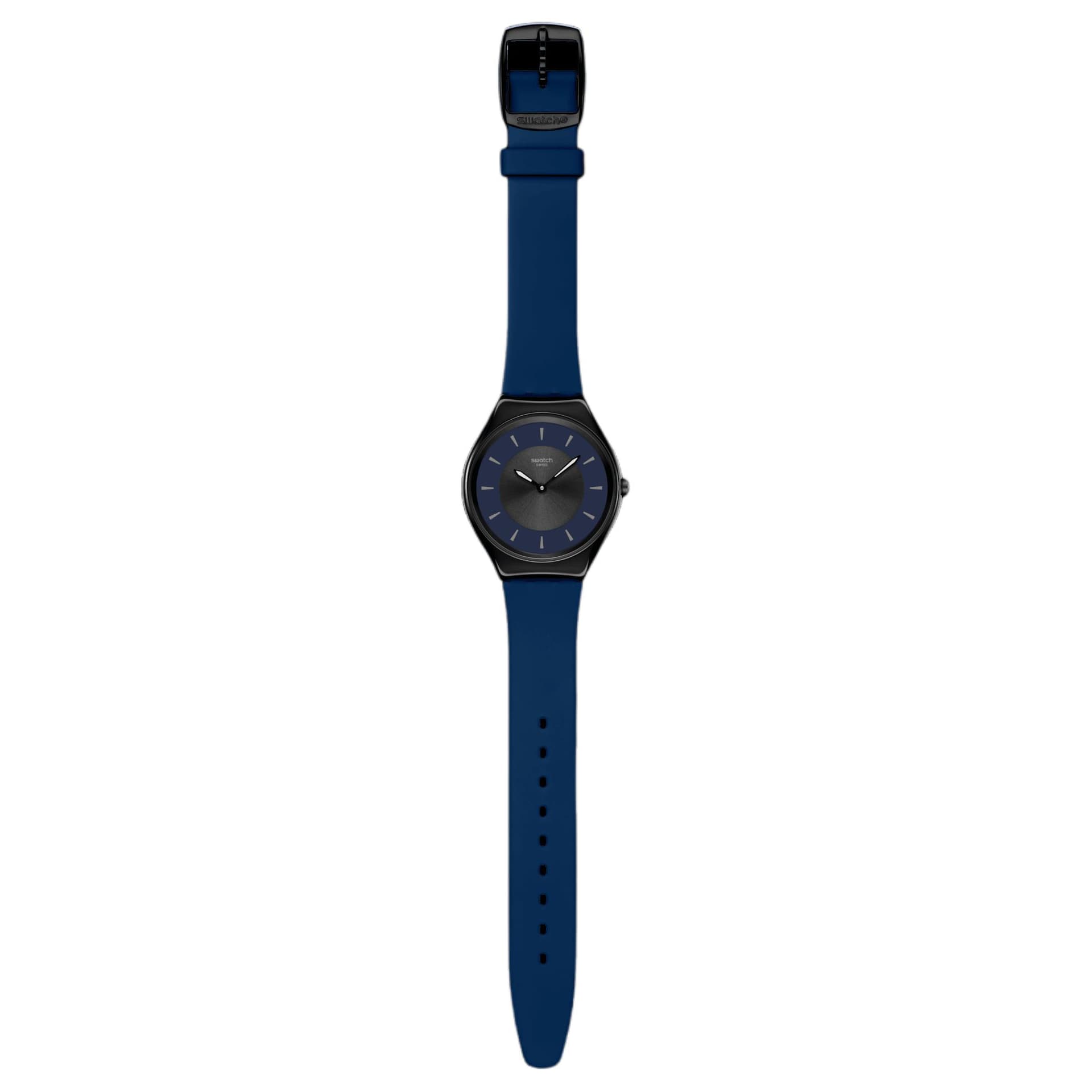 Часы SWATCH ESSENTIALS Кварцевый механизм водонепроницаемость 30 м унисекс часы 38 мм синий циферблат - изображение 2