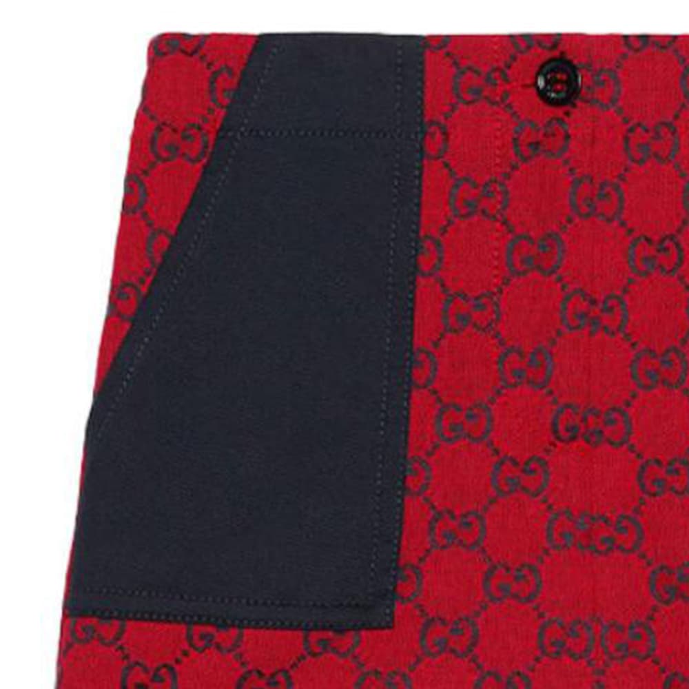 GUCCI Kids GG Canvas Shorts Red - изображение 3