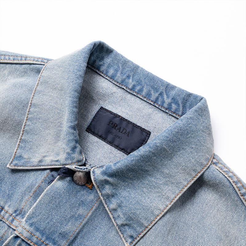 Куртка Prada SS23 Light Blue Jacket - изображение 9
