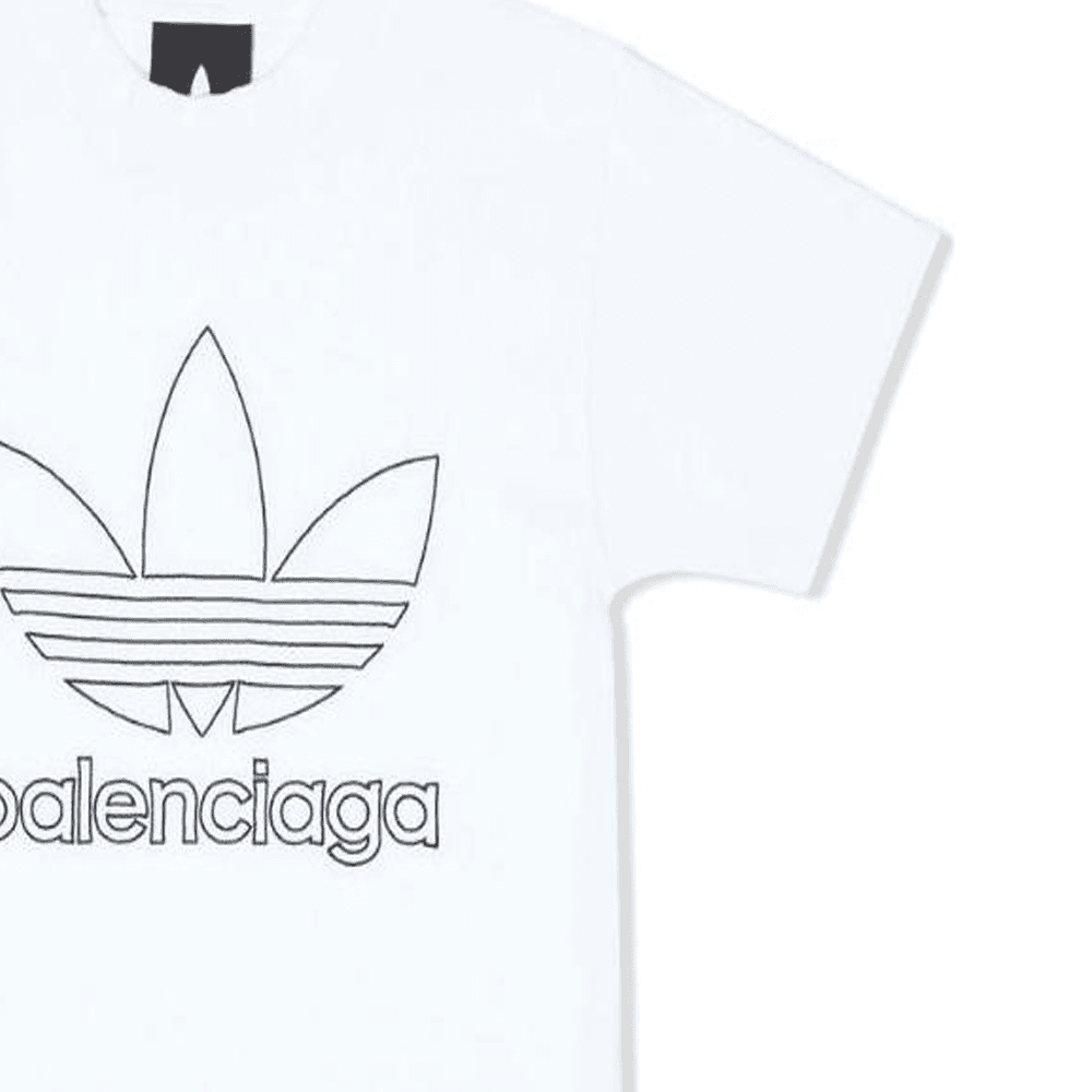Футболка Balenciaga x adidas Originals SS23 Logo T-Shirt - изображение 6