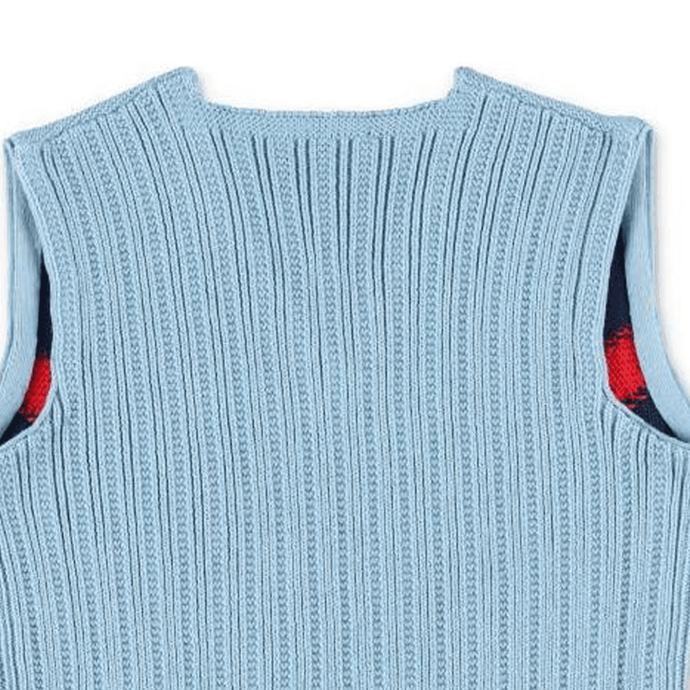 GUCCI Rib Stitch Cotton Vest V - изображение 5