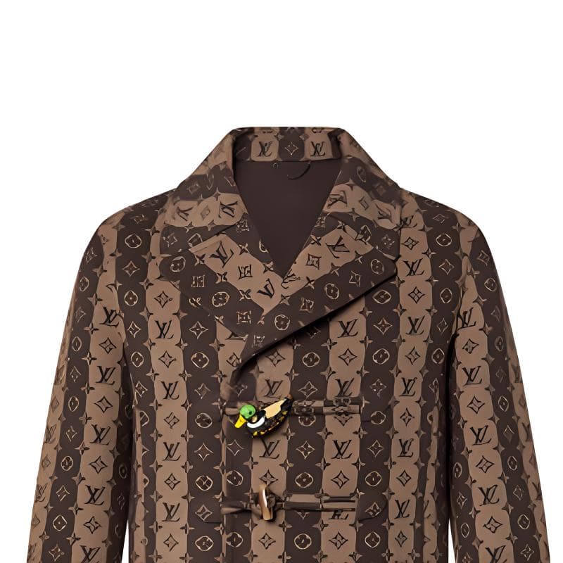 Пальто LOUIS VUITTON x NIGO2 LV2 SS22 Coat Brown - изображение 4