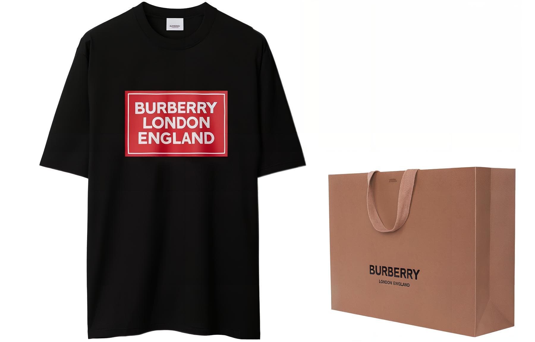 Футболка Burberry SS24 T Рубашка Мужской Черный - изображение 6