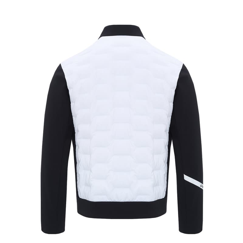 Зимняя куртка LI NING 1990 Golf Collection Мужской пуховик стандартного размера белый - изображение 2