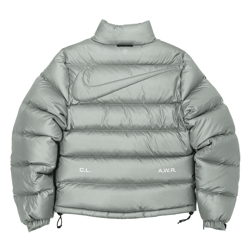Зимняя куртка NIKE Sunset Серый Зеленый Унисекс Пуховики - изображение 2