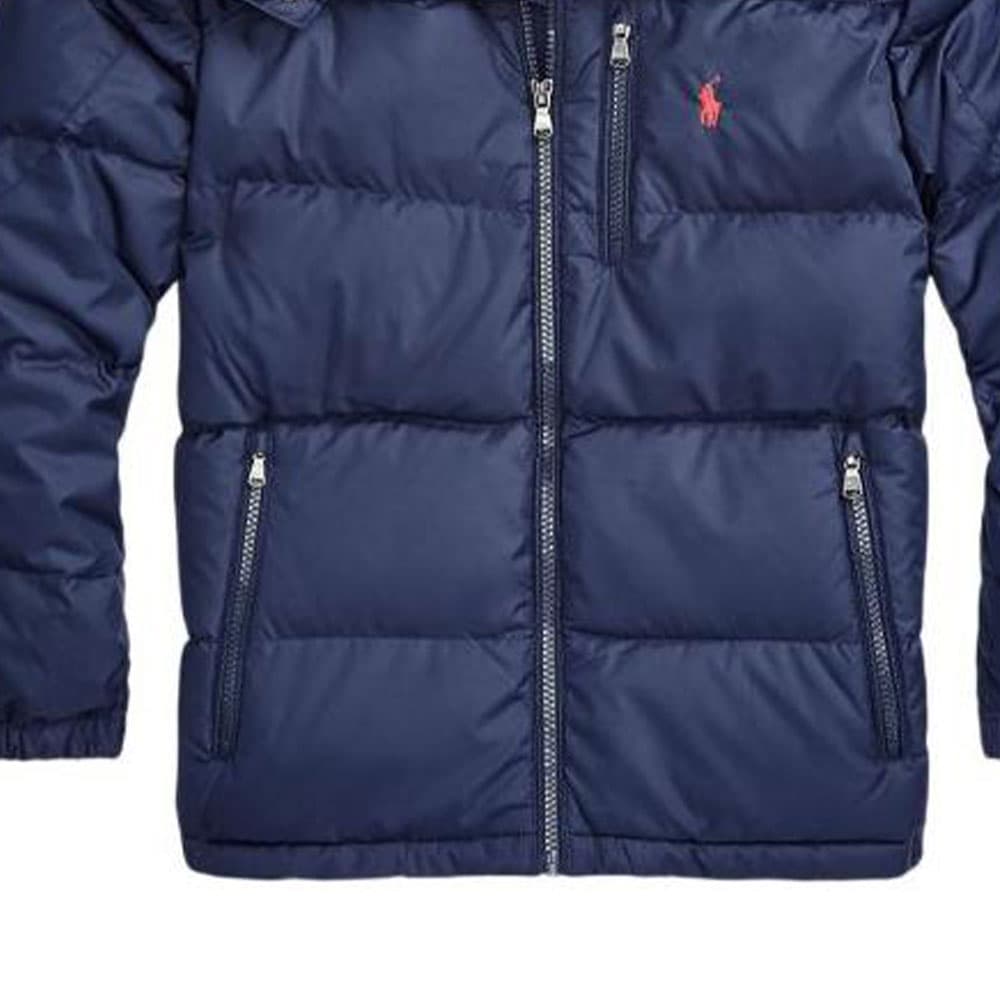 Polo Ralph Lauren Хлопковый пуховик FW23 Морской синий Подростки - изображение 5