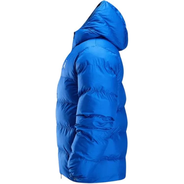Зимняя куртка пуховик Jordan Brooklyn FW24 Therma-FIT Удобный водонепроницаемый термозащитный хлопковый пуховик с капюшоном Мужской игровой королевский синий - изображение 2