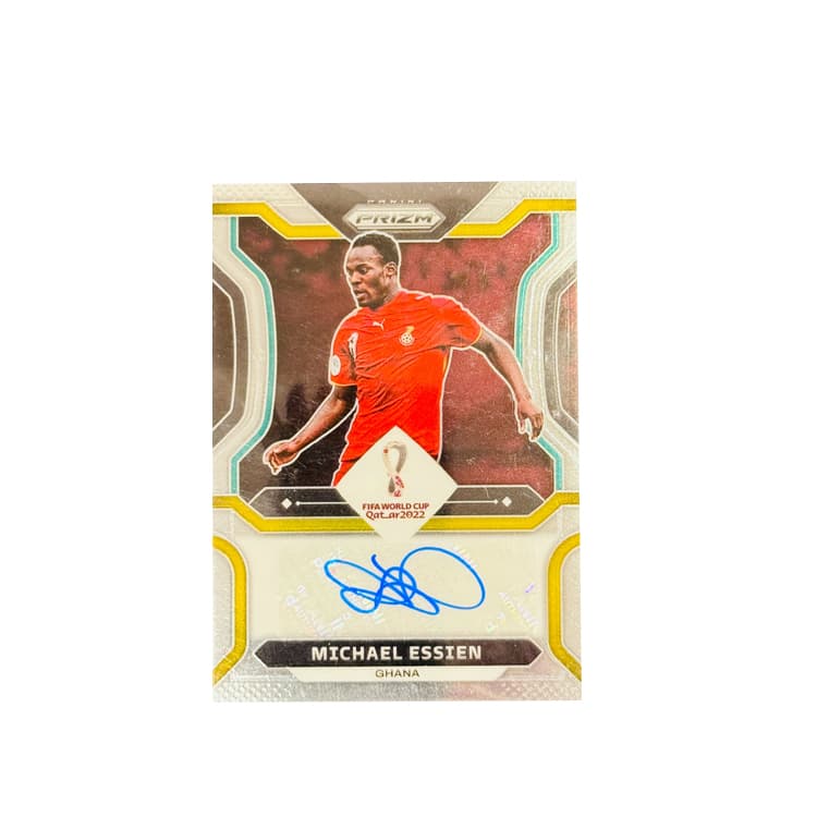 Коллекционные карточки PANINI Эссьен Подпись Подпись Челси Легенда Знаменитость Звезда серии PRIZM Прошел Звезда Карта спортивных карт 1 шт - изображение 1