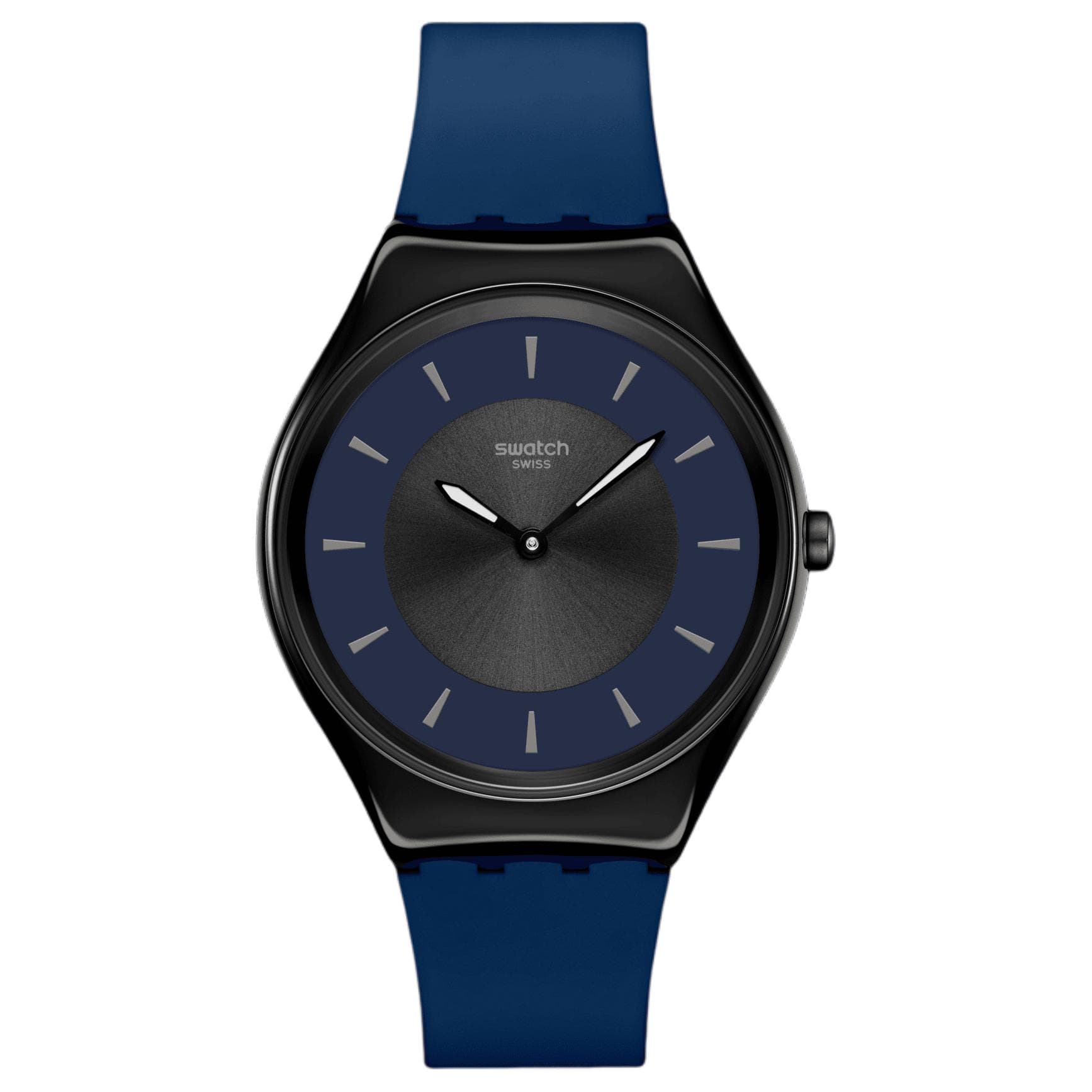Часы SWATCH ESSENTIALS Кварцевый механизм водонепроницаемость 30 м унисекс часы 38 мм синий циферблат - изображение 1