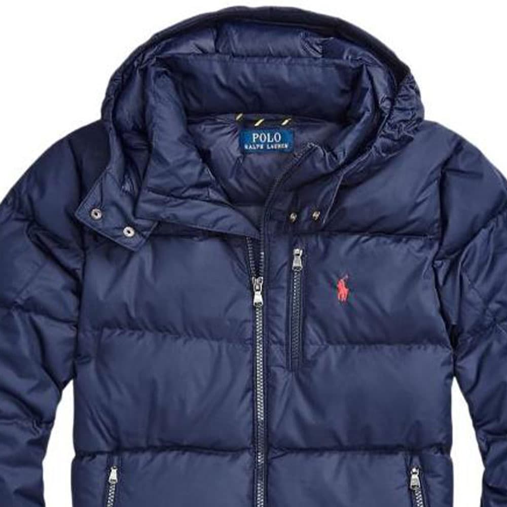 Polo Ralph Lauren Хлопковый пуховик FW23 Морской синий Подростки - изображение 4