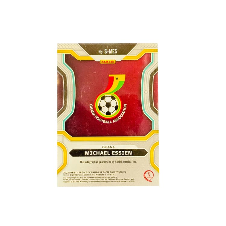 Коллекционные карточки PANINI Эссьен Подпись Подпись Челси Легенда Знаменитость Звезда серии PRIZM Прошел Звезда Карта спортивных карт 1 шт - изображение 2