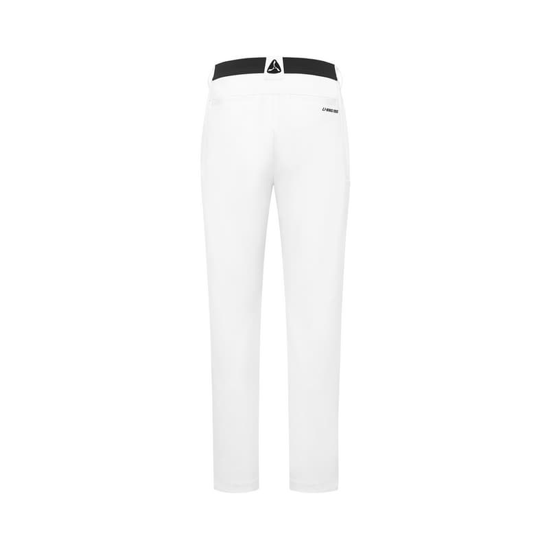 Спортивная одежда LI NING 1990 Golf Collection Спортивные брюки Мужской Стандартный белый - изображение 2
