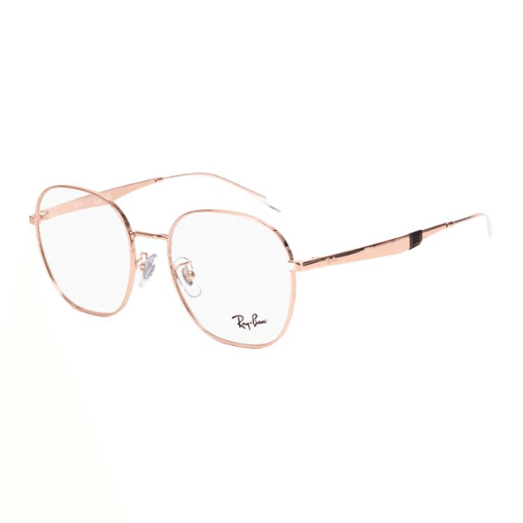 Оправа RayBan Оправа для очков из сплава овальная унисекс золото - изображение 1