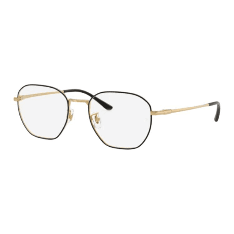 Оправа RayBan Титан Овал Оправа для очков Унисекс Черный - изображение 1