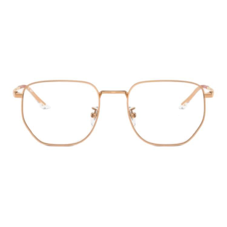 Оправа RayBan Титановые оправы для очков с фигурным дизайном унисекс розовое золото - изображение 2