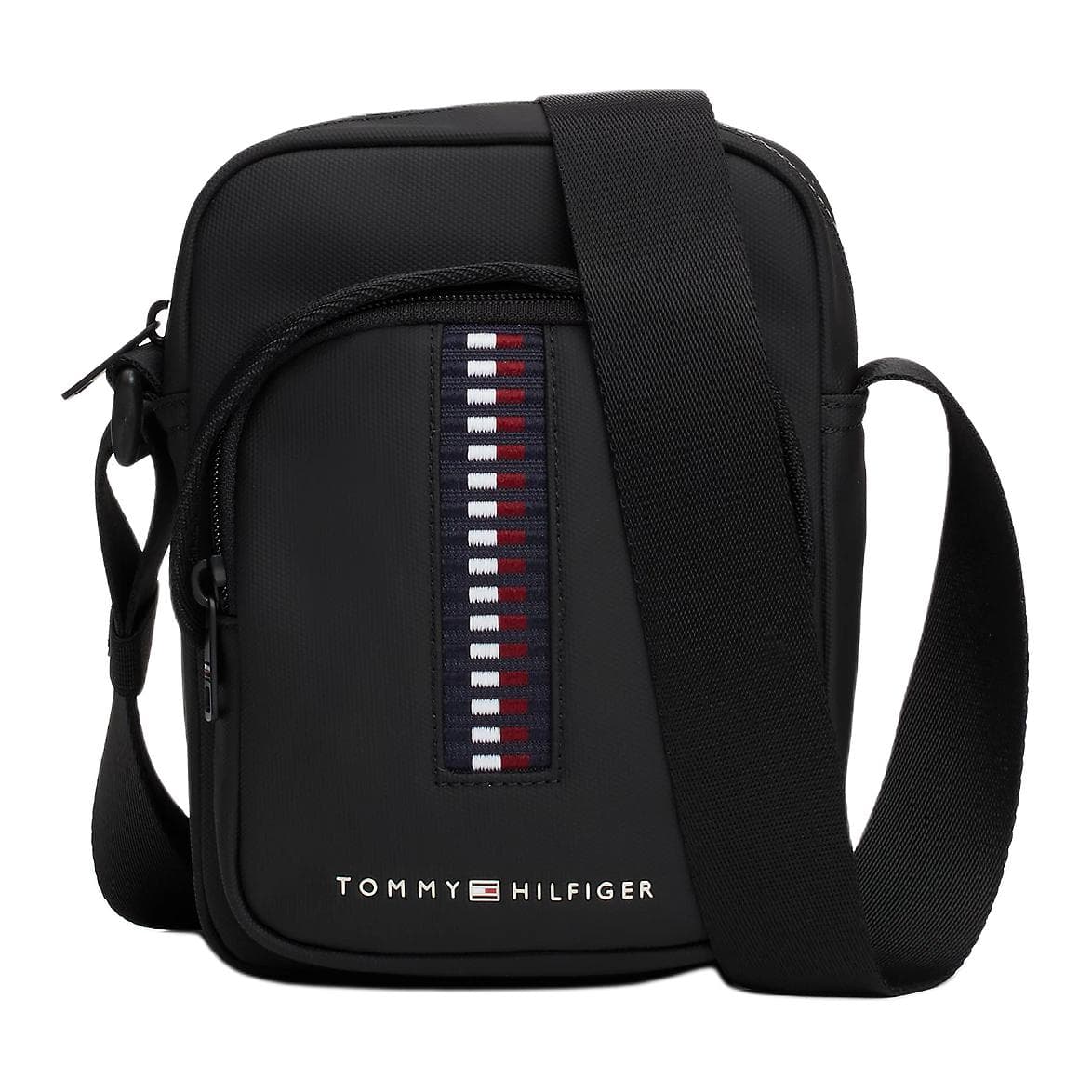Сумка через плечо Tommy Hilfiger Полиэстеровая ткань Сумка через плечо Стандартная (стандартная) Мужская Черная - изображение 1