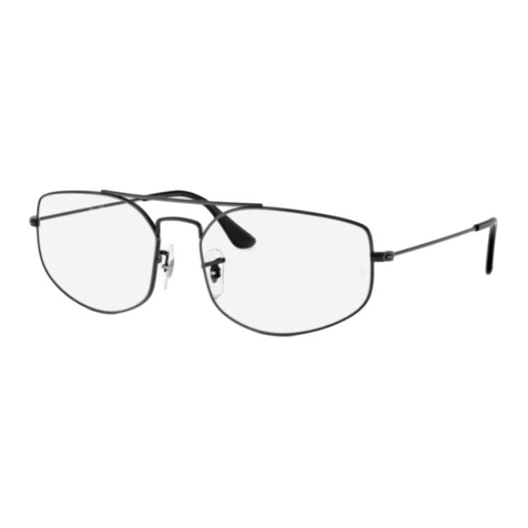 Оправа RayBan Металлические оправы для очков с фигурным дизайном унисекс черный - изображение 1