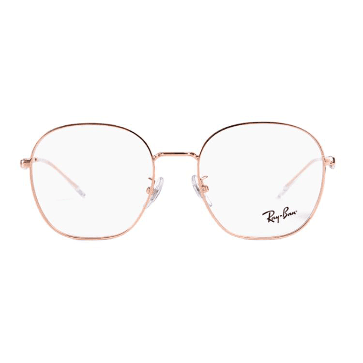 Оправа RayBan Оправа для очков из сплава овальная унисекс золото - изображение 2