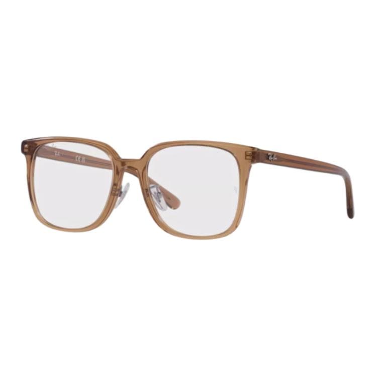 Оправа RayBan Квадратные оправы для очков унисекс коричневый - изображение 1