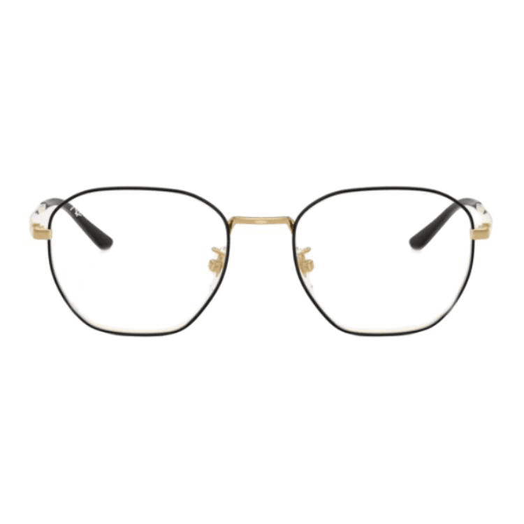Оправа RayBan Титан Овал Оправа для очков Унисекс Черный - изображение 3